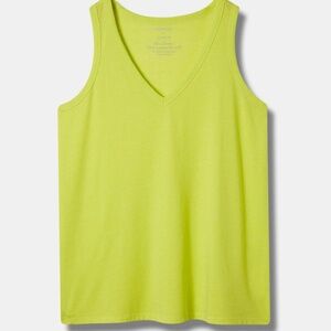 Torrid Girlfriend Signature Jersey V-Neck Tank NWT Size 0X